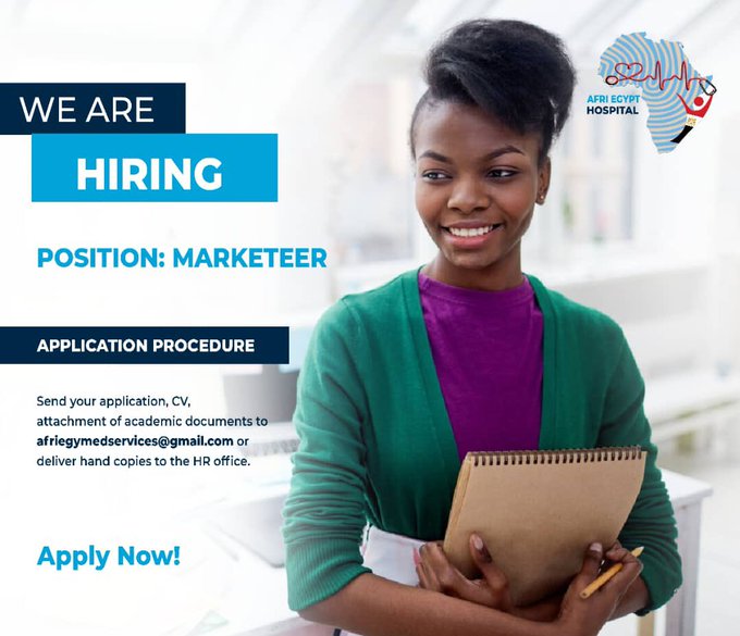 Marketeer job at Afri Egypt Health Services Center